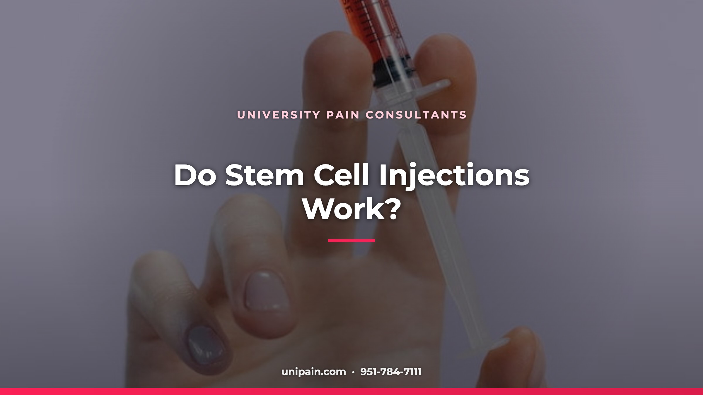 Do stem cell injections really work?