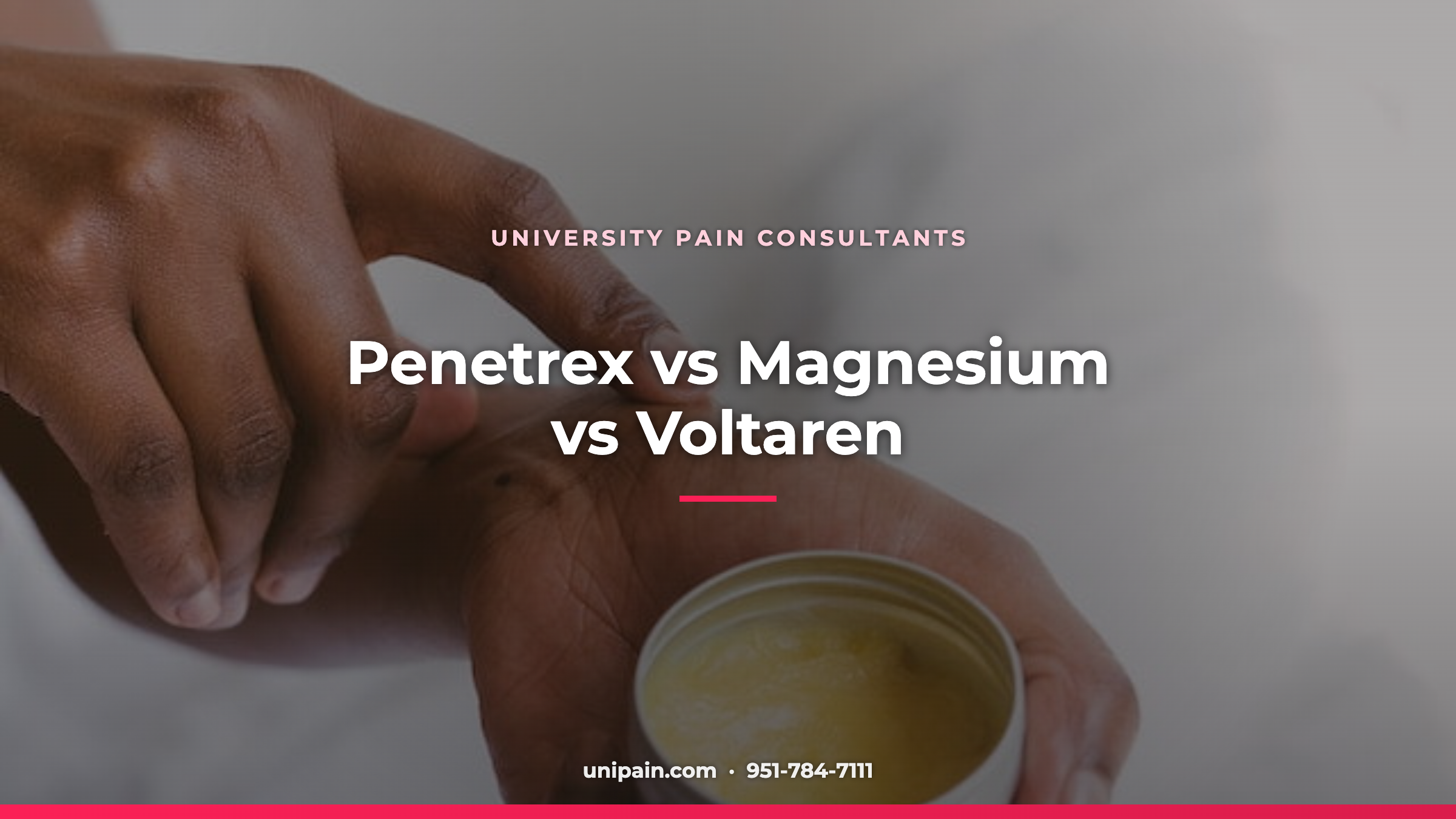 Penetrex, magnesium cream, Voltaren gel – which is best?