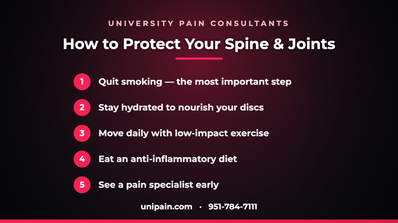 How to protect your spine and joints from degenerative disc disease if you smoke
